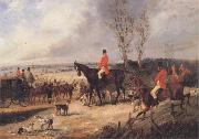 Henry Alken Jnr The Meet oil painting